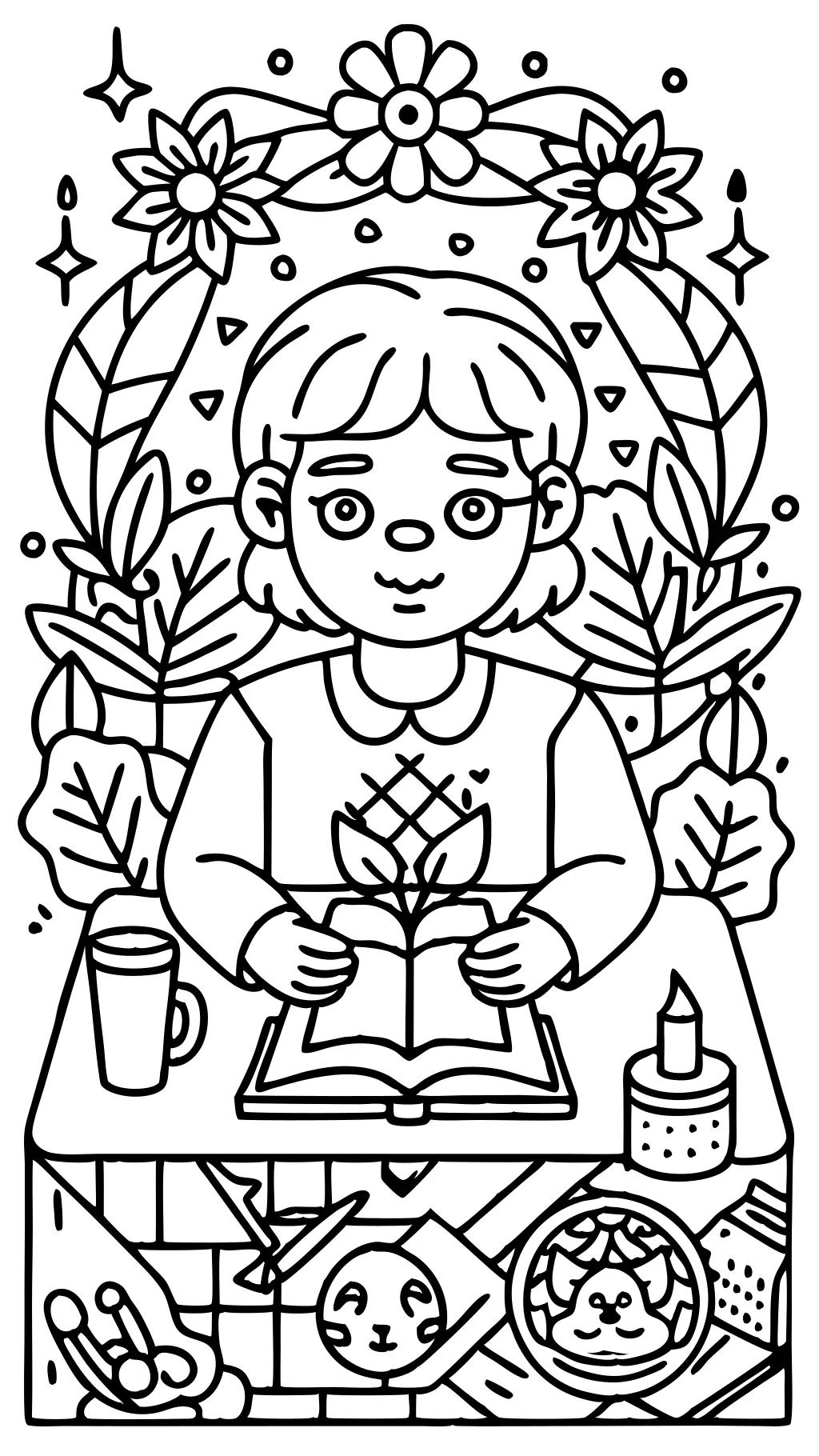 person coloring page